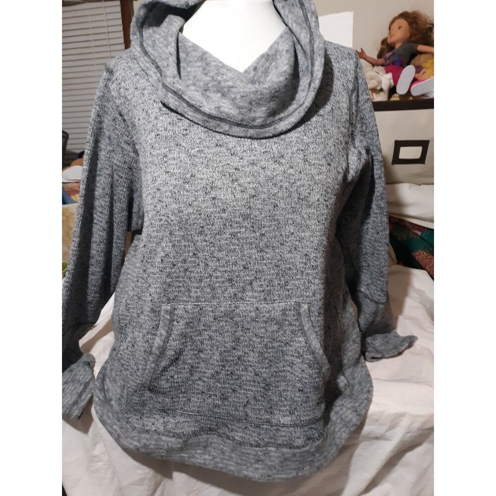 Plus size RBX FLEECE LINED COWLNECK TUNIC SWEATSHIRT SZ 3X